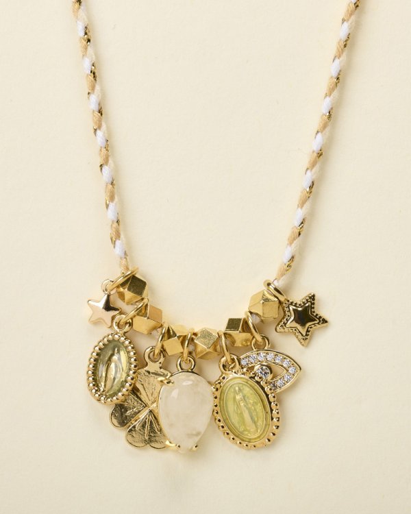 Collier Izak blanc - By garance