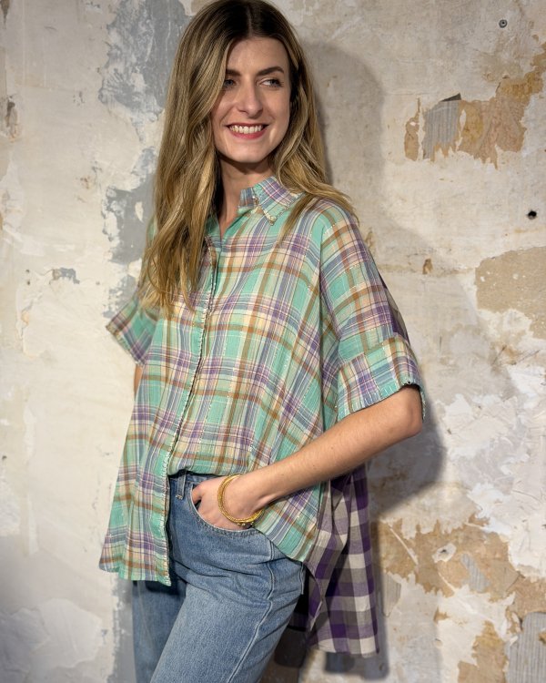 Chemise Béatrice / verte