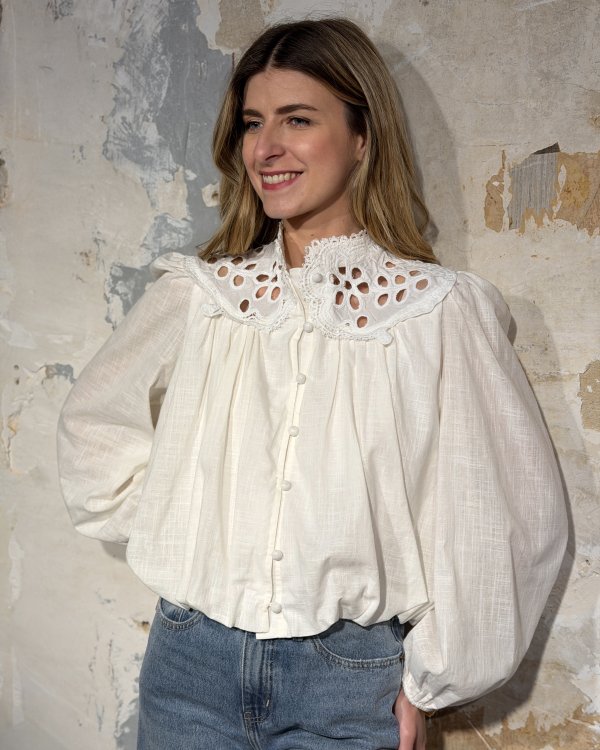 Blouse Marco / blanc