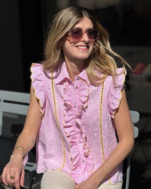 Blouse Sileon / rose