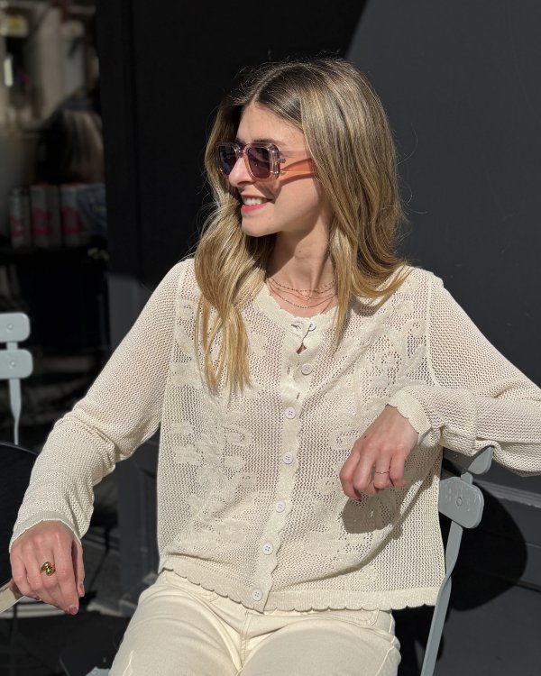 Gilet Nanita / écru