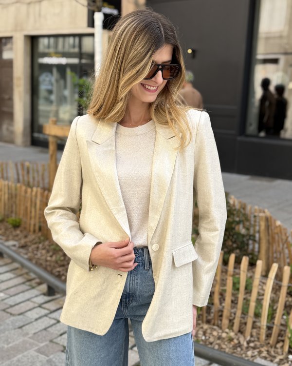 Veste lamée Kima