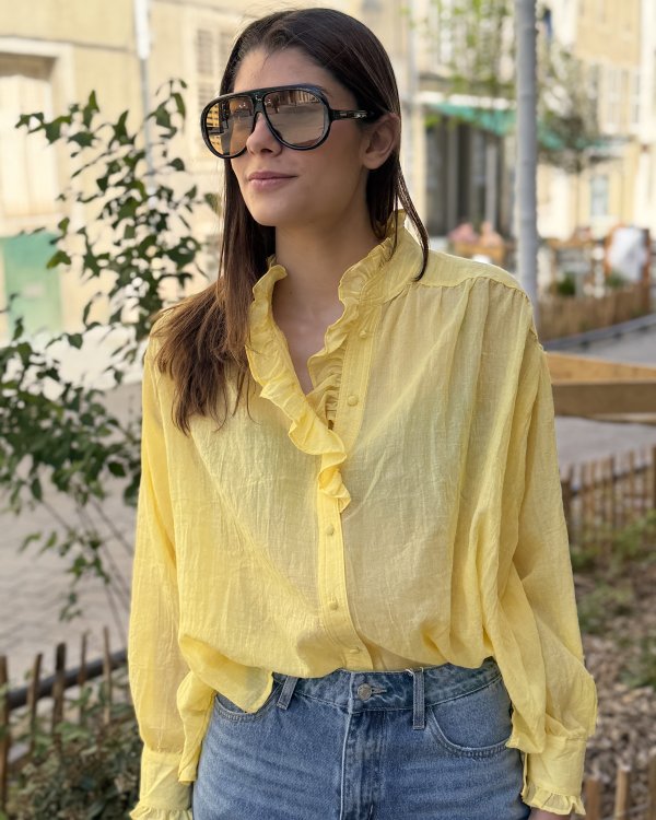 Chemise Yvonne / jaune