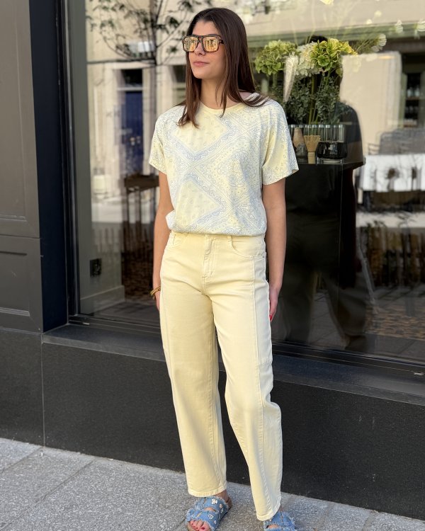 Jeans Prima / jaune