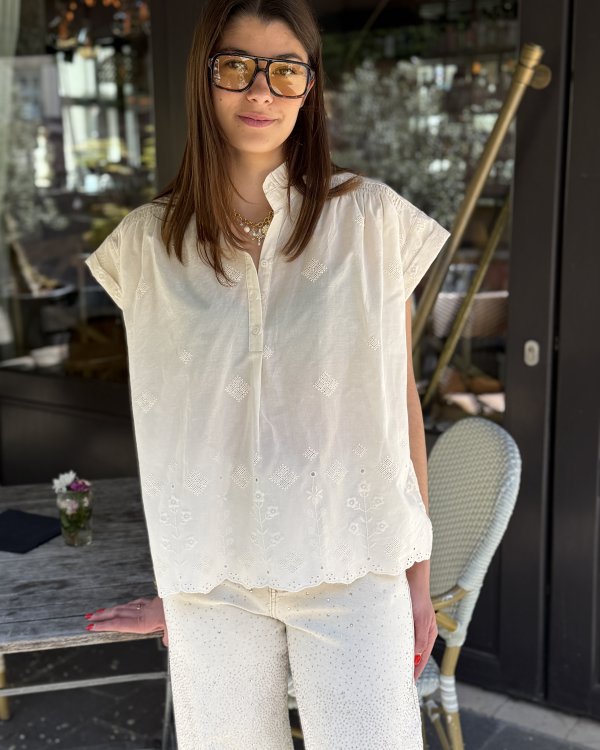 Blouse Kaos/ écru