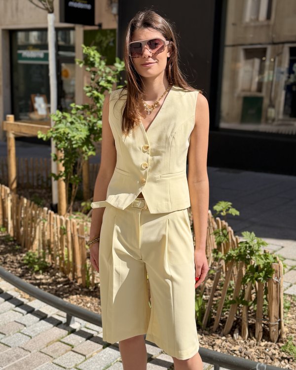 Ensemble Harry / écru jaune
