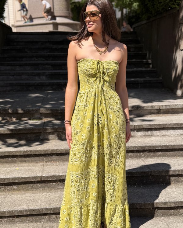 Robe Almadena / bandana olive