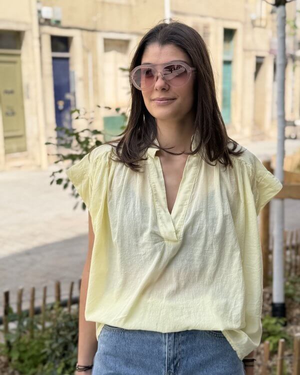 Blouse Loumy / jaune