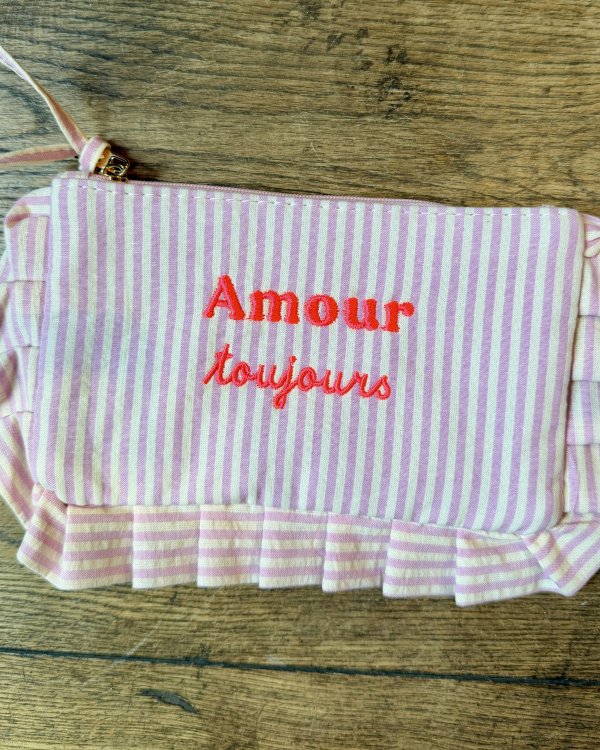 Pochette froufrou / amour toujours