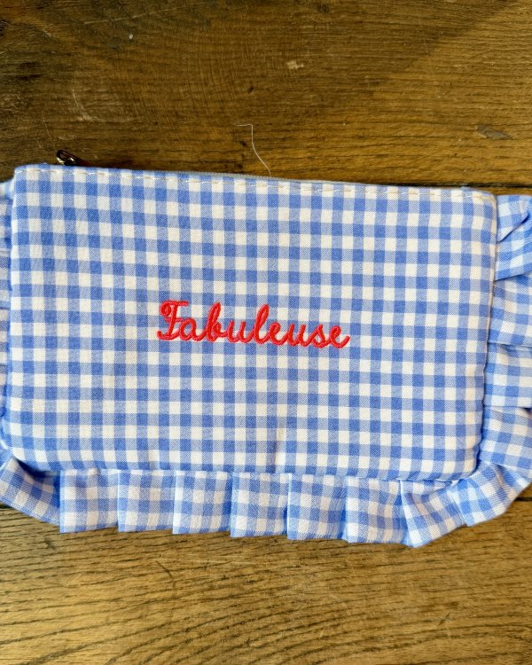 Pochette froufrou / fabuleuse rouge