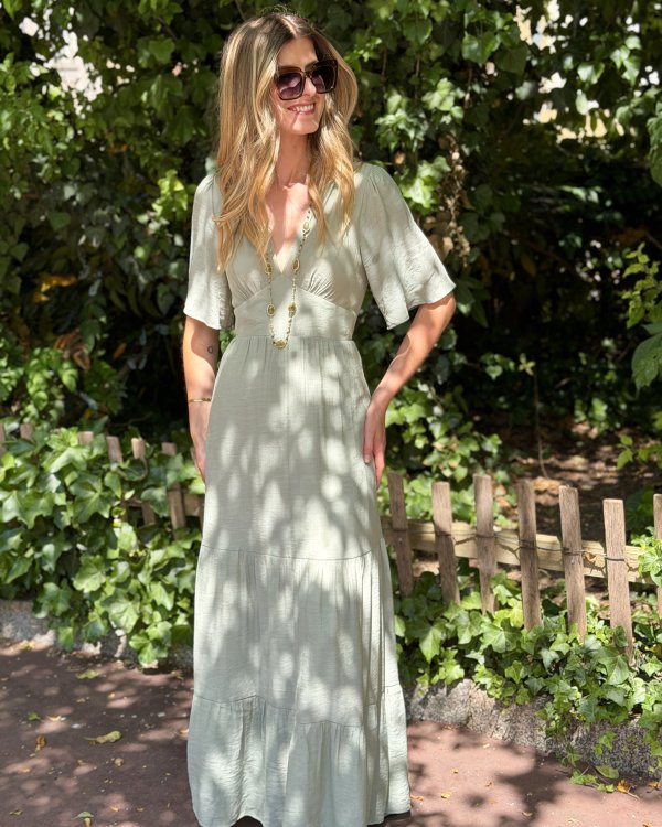 Robe Cyrielle / verte