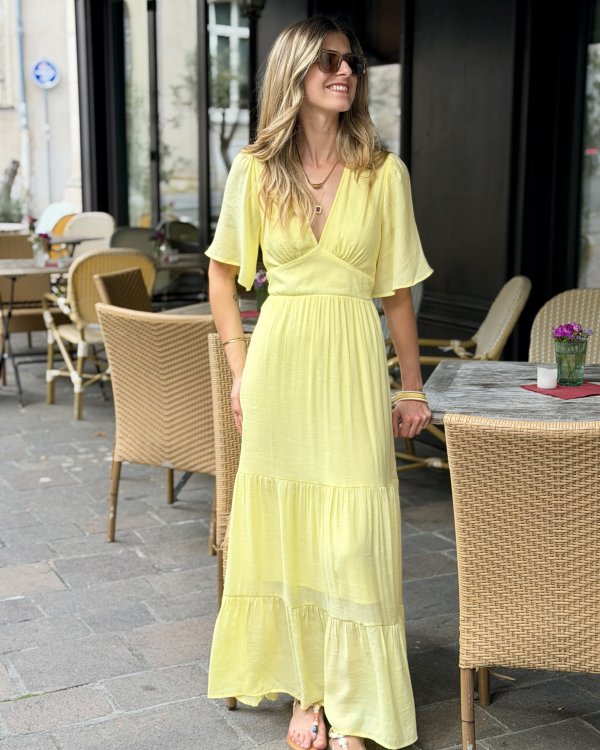 Robe Cyrielle / dos noué