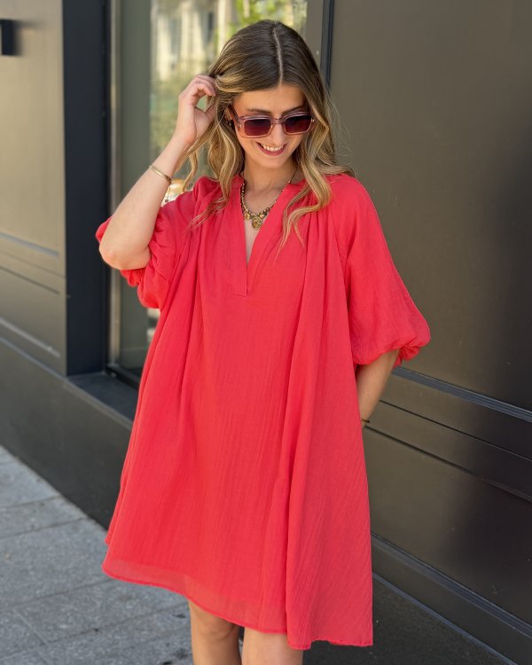 Robe Amelia / rouge