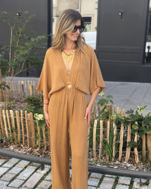 Combinaison pantalon / camel