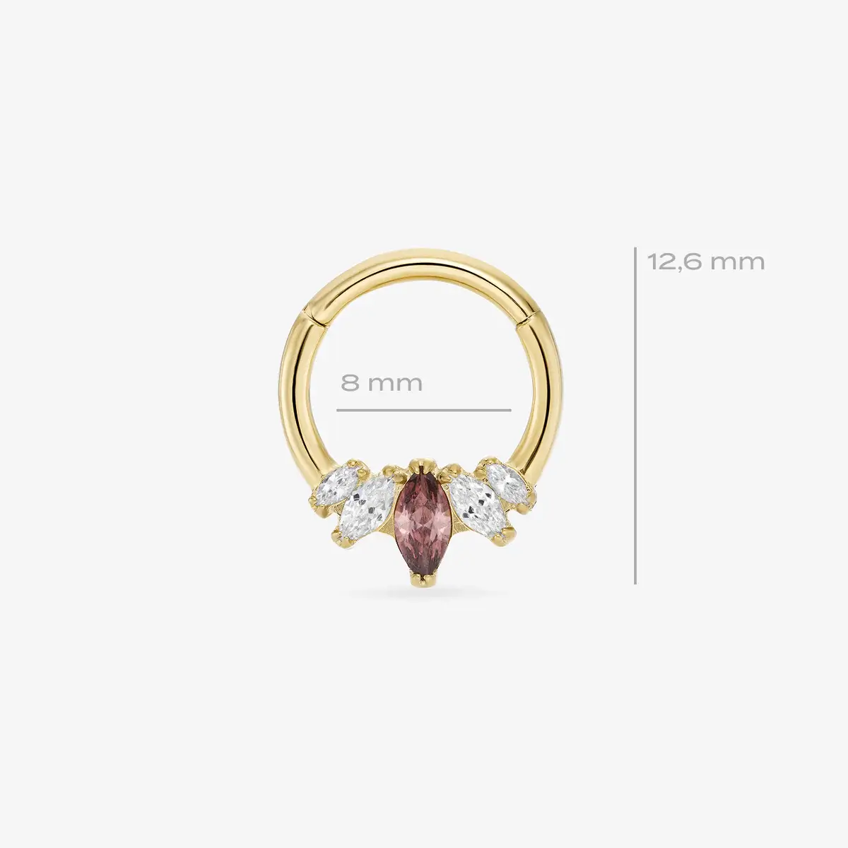 Perçons Nébuleuse - Daith Panthère - doré – Image 2
