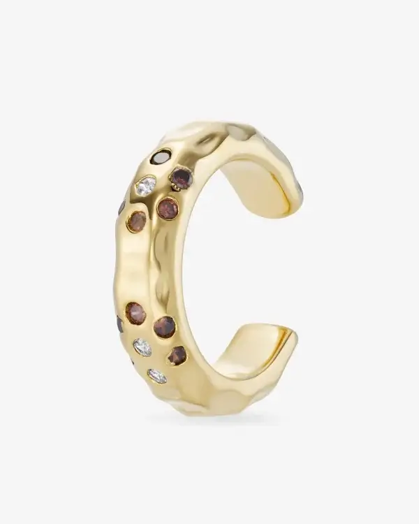 Earcuff Nébuleuse - Panthère - doré