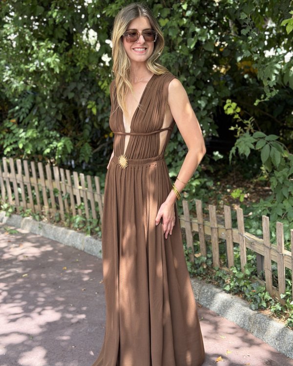 Robe Iris - Marron