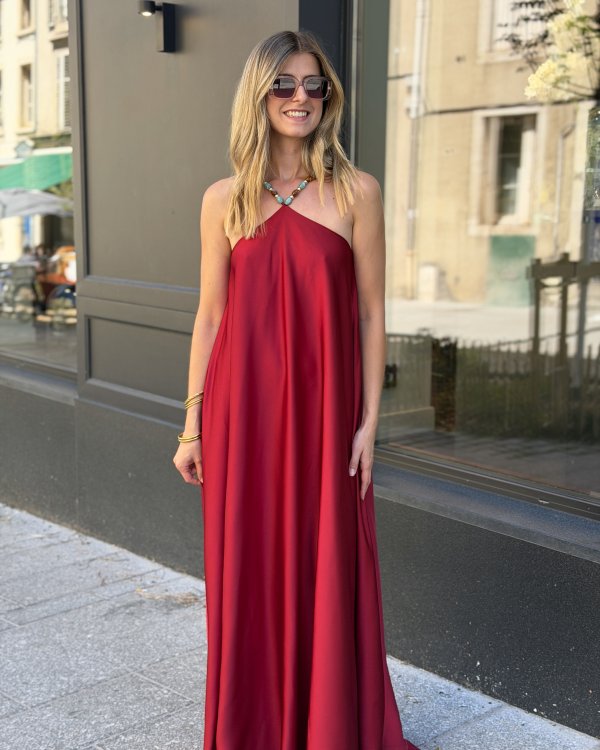 Robe Galia - bordeaux ( reassort le 17/9)