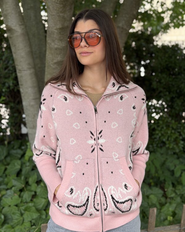 Gilet bandana / rose