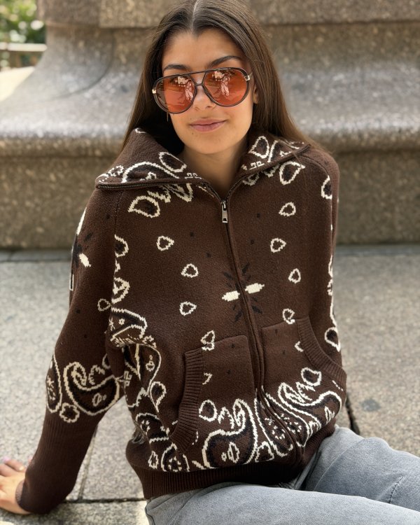 Gilet bandana / marron( restock le 3/09 )