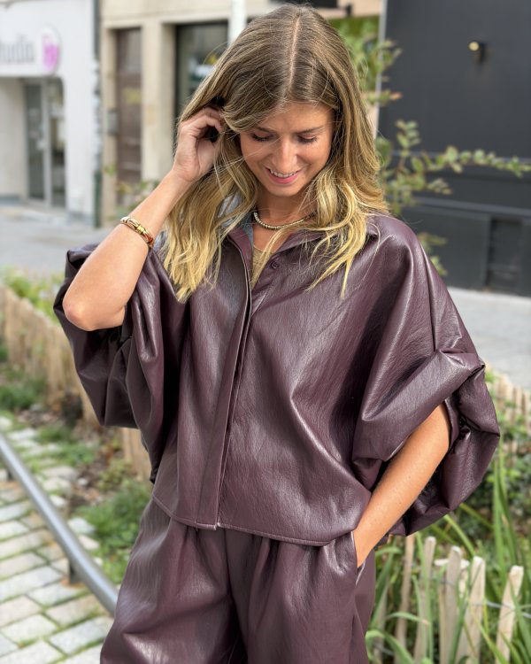 veste Céleste / aubergine
