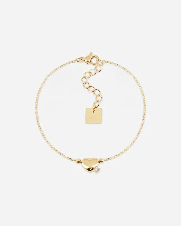 Bracelet ZAG Azur / Acier doré