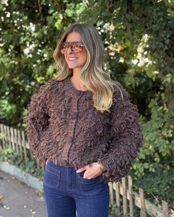 Gilet Tess / choco