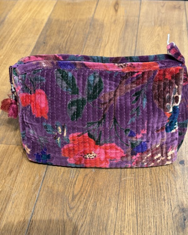 Trousse de toilettes Gladys / aubergine