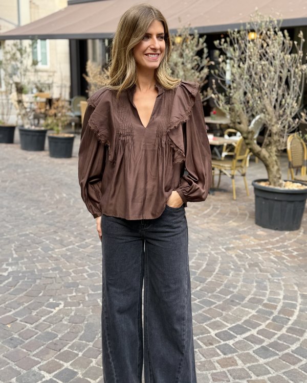 Blouse Zéli / choco