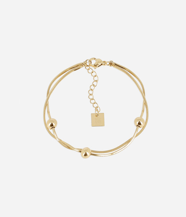 Bracelet ZAG Larino / Acier doré
