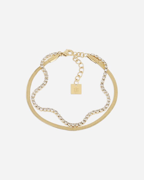 Bracelet ZAG Akane / Acier doré