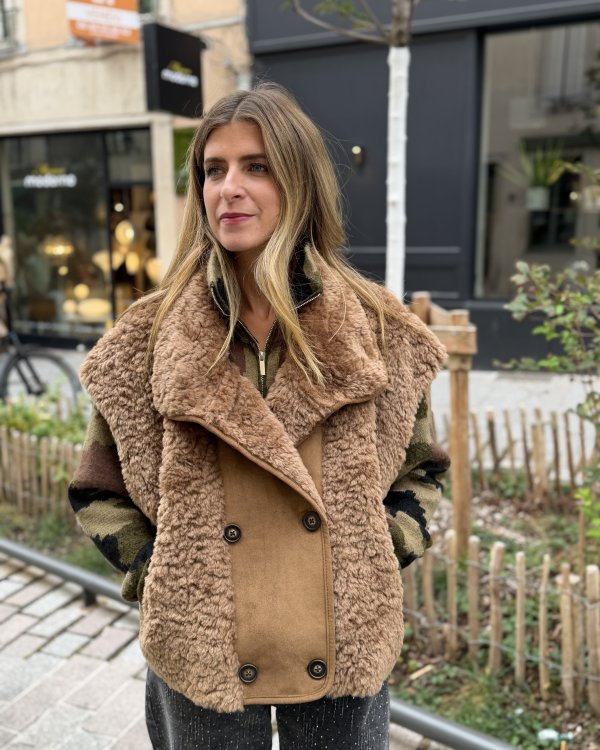 Veste Metz / camel