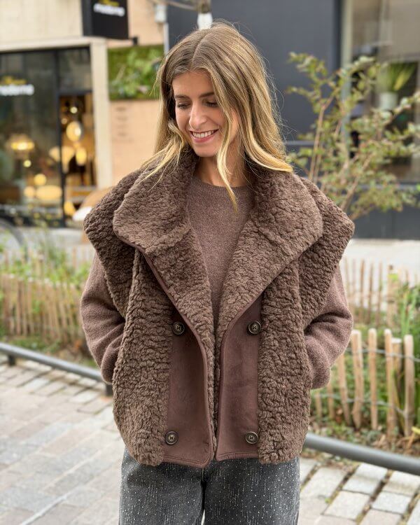 Veste Metz / choco