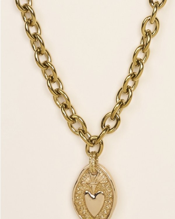 Collier Astrid / acier doré