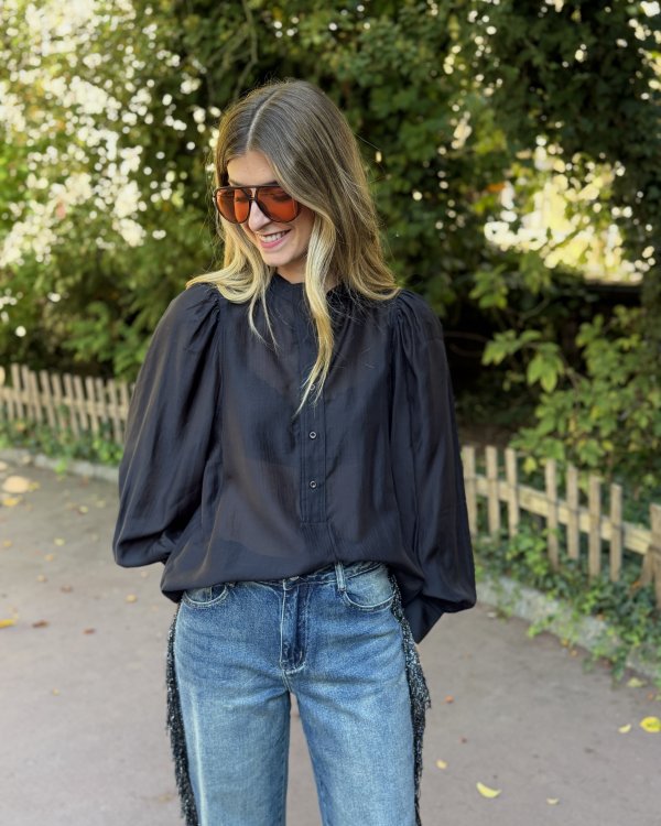 Blouse Capucine / noir