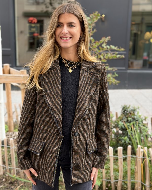 Veste Adélie / Chocolat